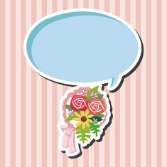 flower bouquet theme elements N7