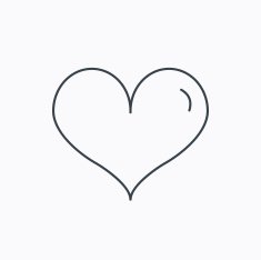 Heart icon Love sign N20