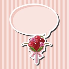 flower bouquet theme elements N10