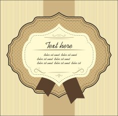 Vintage label Vector elements for design