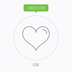 Love heart icon Life sign N31