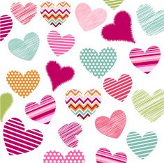 hearts valentine's icons