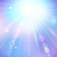 Summer sun light burst