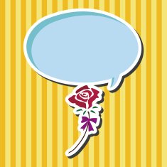 Valentine's Day flower flat icon elements background eps10 N2