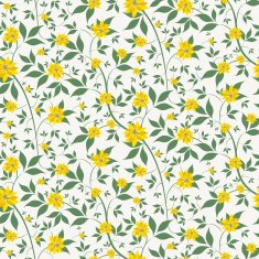 small yellow flowers seamless background N2