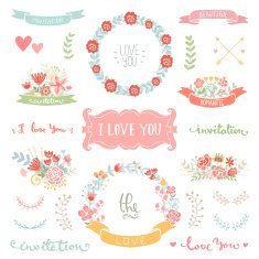 Floral vintage set N7