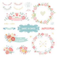 Floral vintage set N8