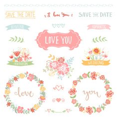 Floral vintage set N9