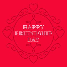 Happy friendship day Elegant beautiful card design Vector N2