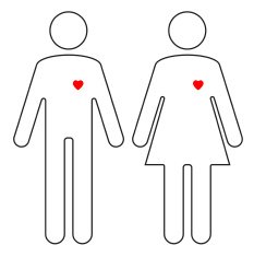 Woman and man icons N3