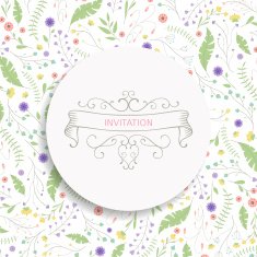 Vector floral design N14