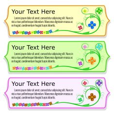 Vintage Flower Banner N2