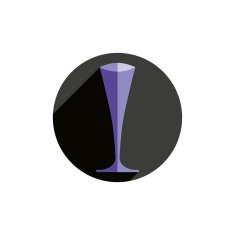 HoReCa graphic element sophisticated champagne glass Alcohol