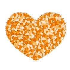Valentines composition of the hearts N3
