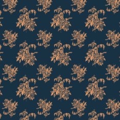 Hand drawn pattern with roses N2