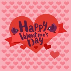 Happy valentines day card lettering with heart N2