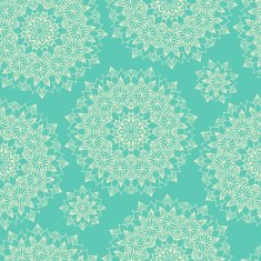 Seamless background with hand-drawn floral pattern N7