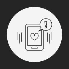 love message line icon N3