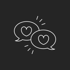 love message line icon N6