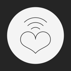 love heart line icon N11