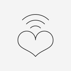 love heart line icon N12