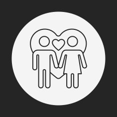 couple line icon N3