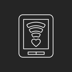 love message line icon N20