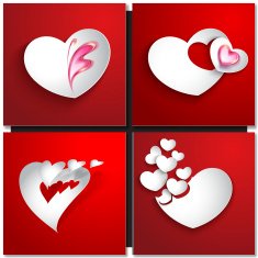 Valentines day abstract background