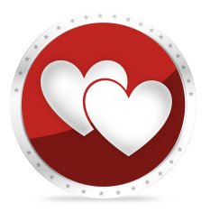 hearts app button icon symbol N4