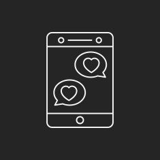 love message line icon N24