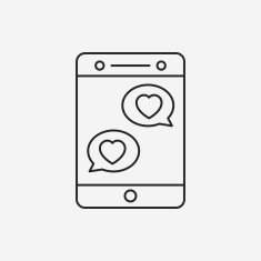 love message line icon N26