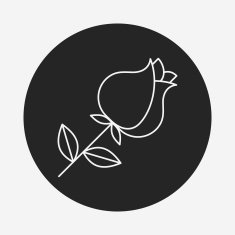 flower bouquet line icon N17
