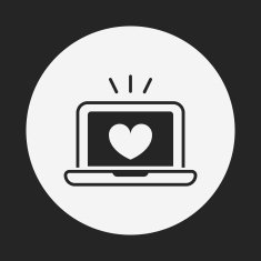 love computer icon N4