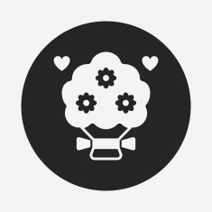 Flower bouquet icon N14