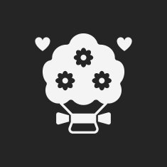 Flower bouquet icon N15