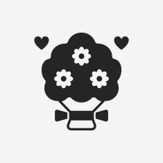 Flower bouquet icon N17