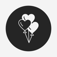 heart balloon icon N10