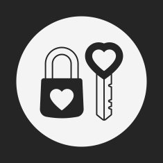 lover lock icon N12