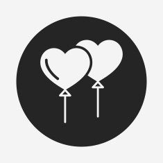 heart balloon icon N14