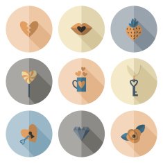 Happy Valentines Day Icons N360