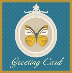 Retro greeting card N5