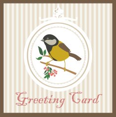 Retro greeting card N6