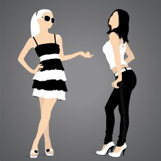 vector girl&Ntilde;Â N2