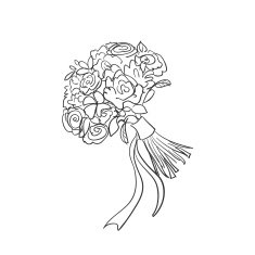 doodle bridal bouquet N2