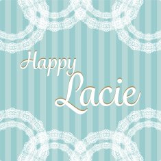 classic romantic green lace invitation card
