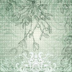 Mistletoe Christmas card