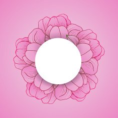 Floral background with daisy in pastel colors N4