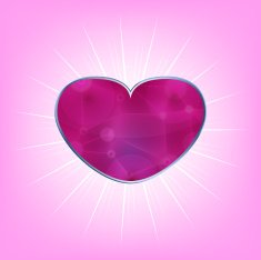 Heart sign icon vector illustration