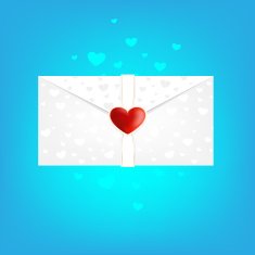 Valentine's Day Vector Envelope N2