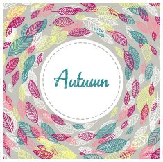 Vector flying leaves background N6